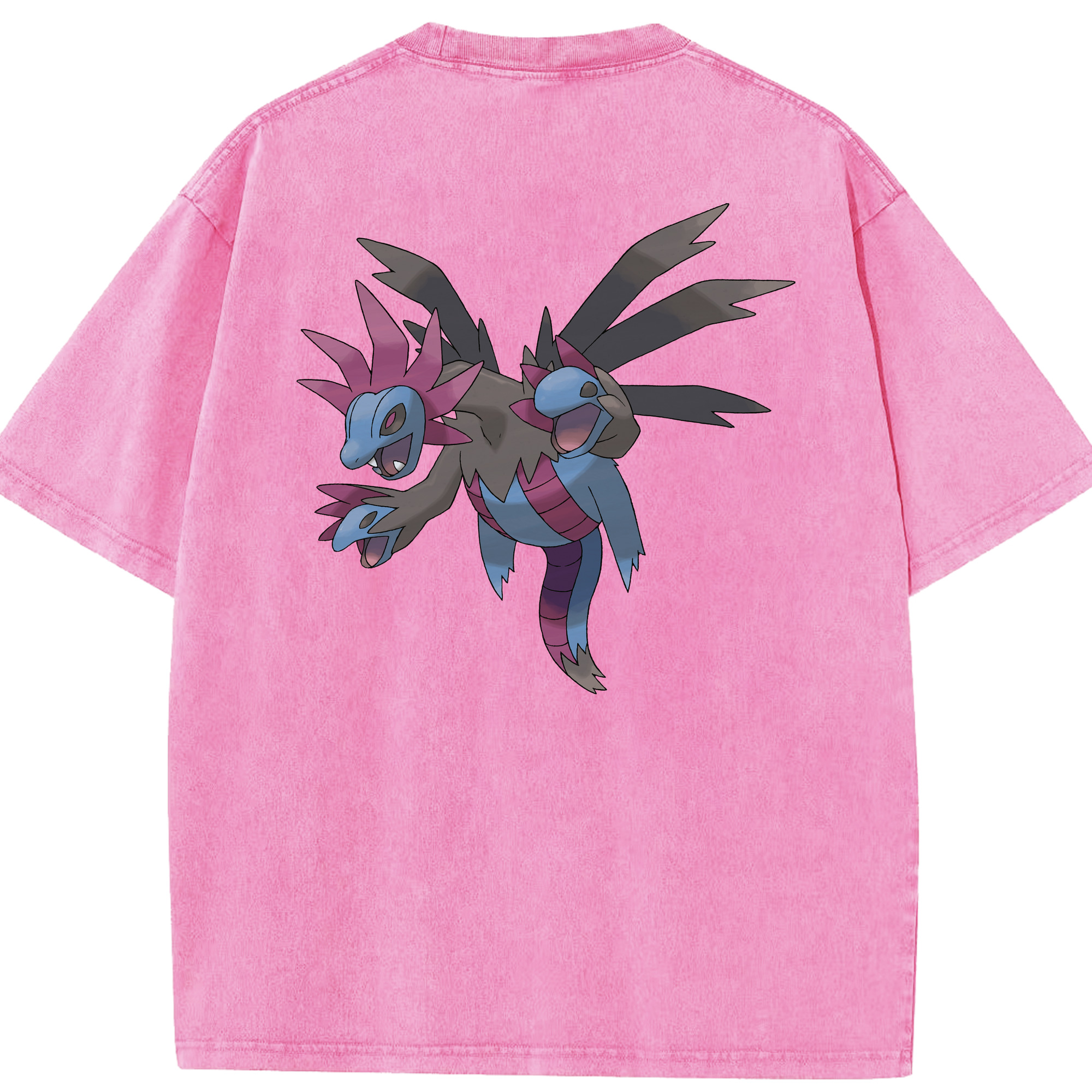 （画像用） ポケットモンスター Pokémon 綿100% ヴィンテージ風 半袖Tシャツ（背面プリント）